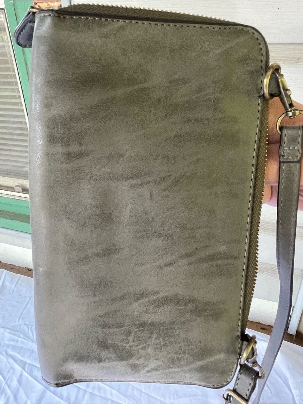 Gray Crossbody Wallet - Picture 4 of 4